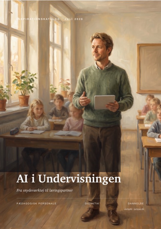 Forsiden af Inspirationskatalog: AI i Undervisningen