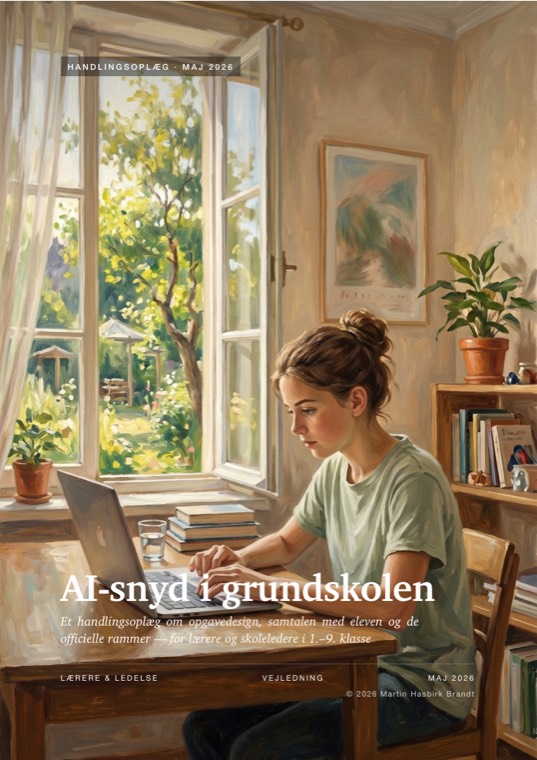 Forsiden af AI-snyd i grundskolen